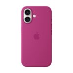 Apple iPhone 16 MagSafe Silicone Case - Fuchsia