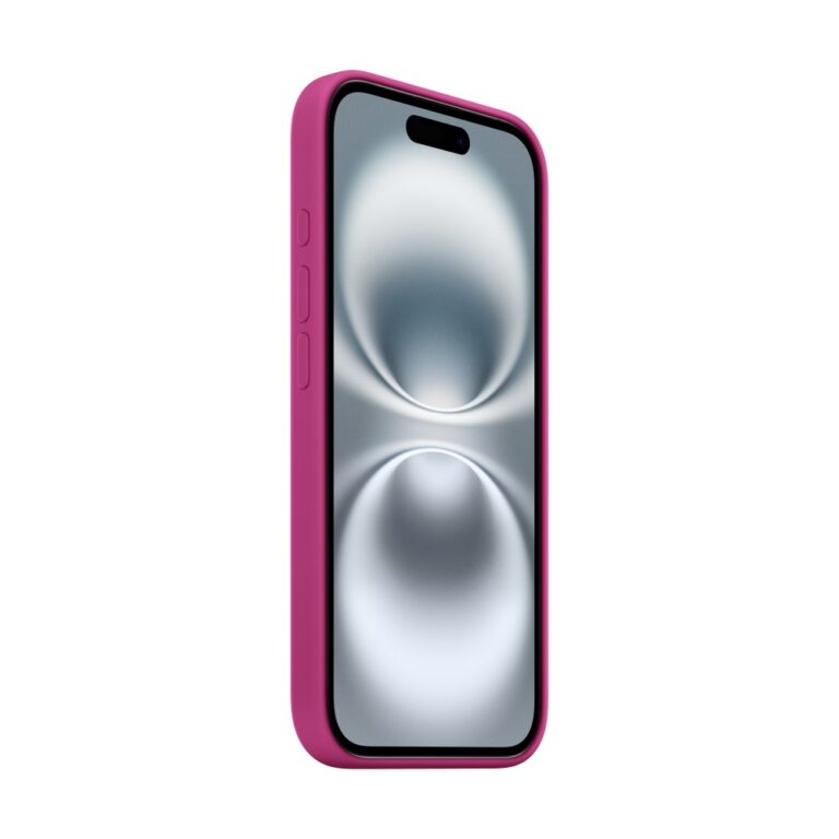 Apple iPhone 16 MagSafe Silicone Case - Fuchsia