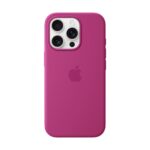 Apple iPhone 16 Pro Silicone Case with MagSafe - Fuchsia