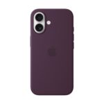 Apple iPhone 16 Silicone Case with MagSafe - Plum