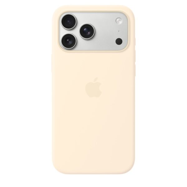 Apple iPhone 17 Pro Max MagSafe Silicone Case - Vanilla