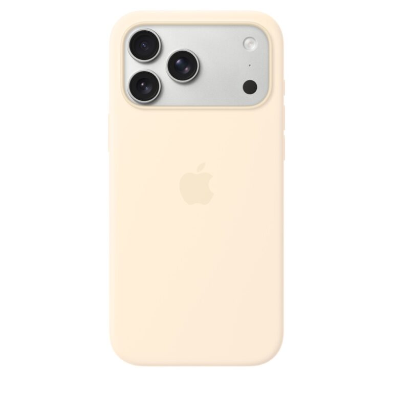 Apple iPhone 17 Pro Max MagSafe Silicone Case - Vanilla