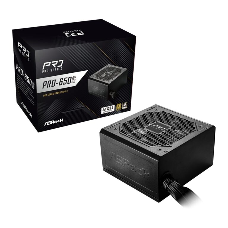 Asrock PRO-650G 650W ATX PSU Black