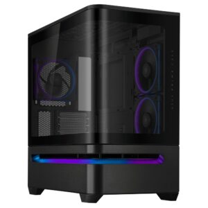 ASUS PRIME AP202 ARGB Midi Tower Black ATX Case
