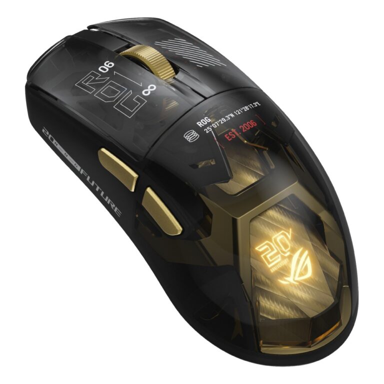 ASUS ROG Harpe II Extreme Edition 20 RF Wireless + BT Gaming Mouse