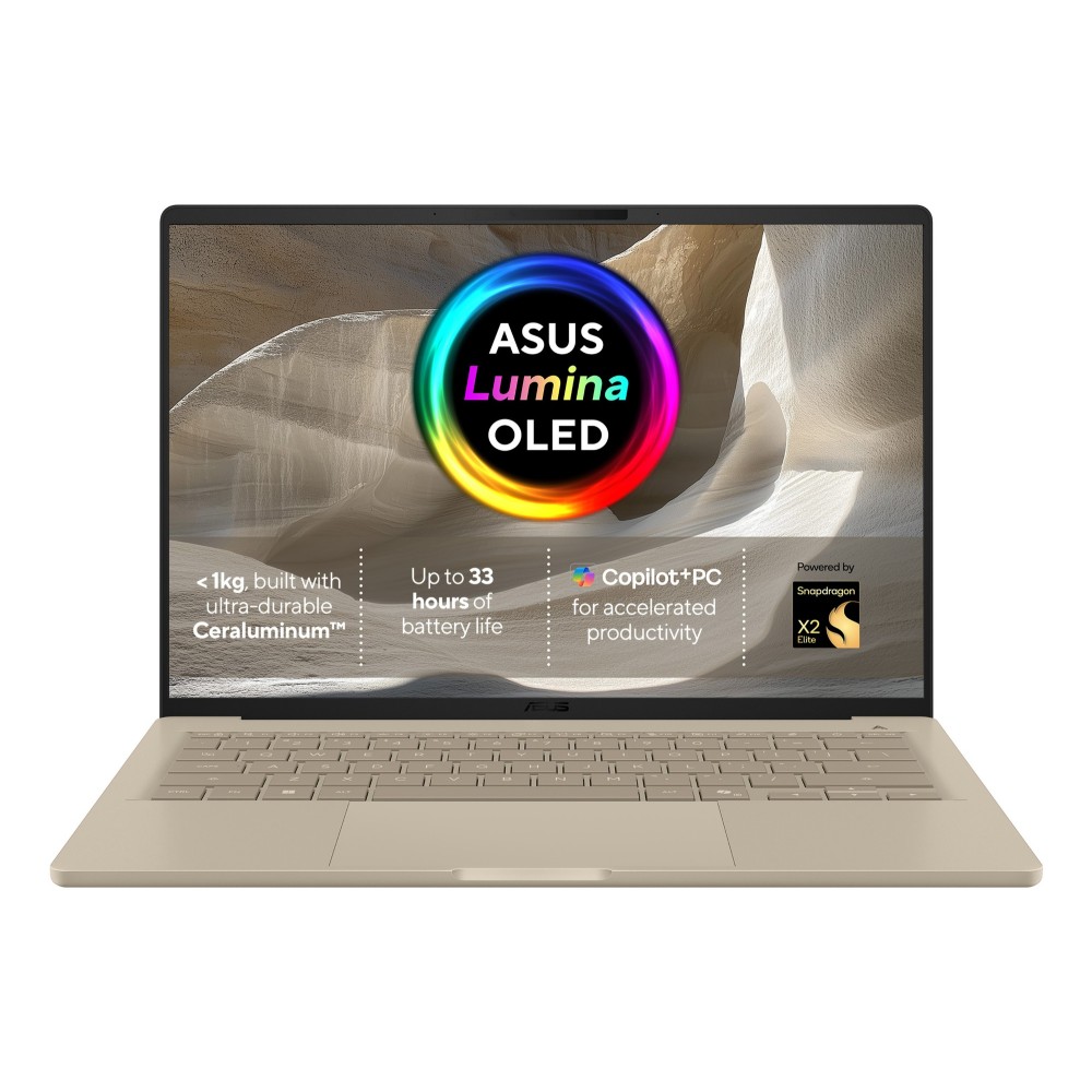 ASUS Zenbook A14 UX3407NA-QD069W 14" WUXGA Snapdragon X2E 16GB 1TB SSD Wi-Fi 7 Win 11 Home
