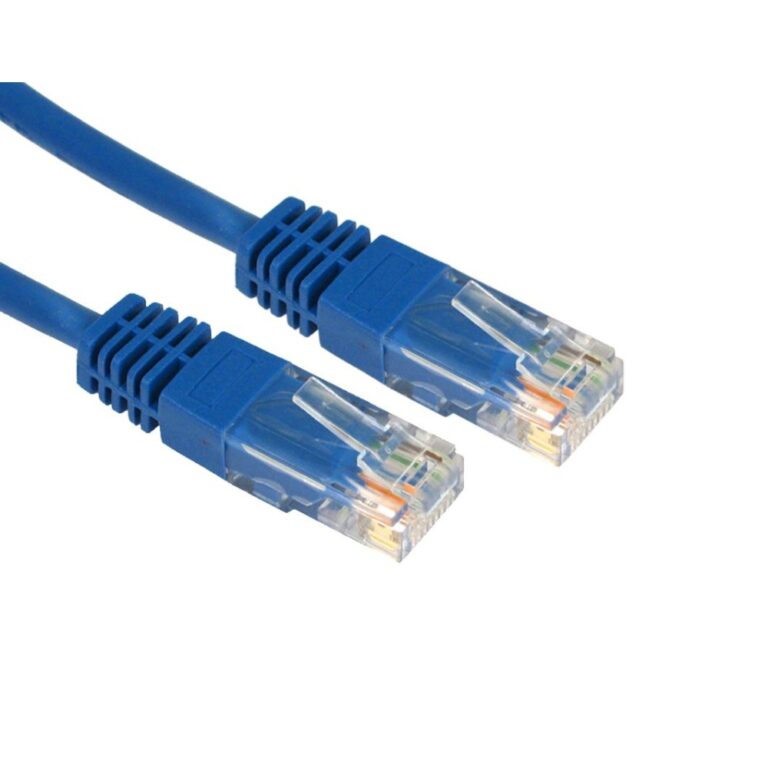 Cables Direct 0.25m Cat5e UTP Networking Cable - Blue