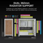 Corsair 4000D WOOD RS Midi Tower - White