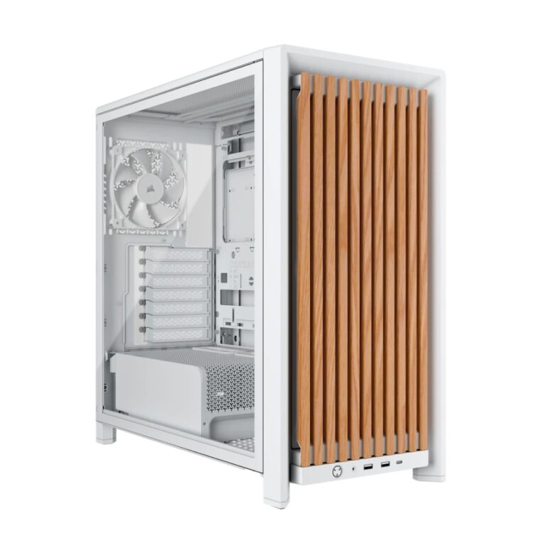 Corsair 4000D WOOD RS Midi Tower - White
