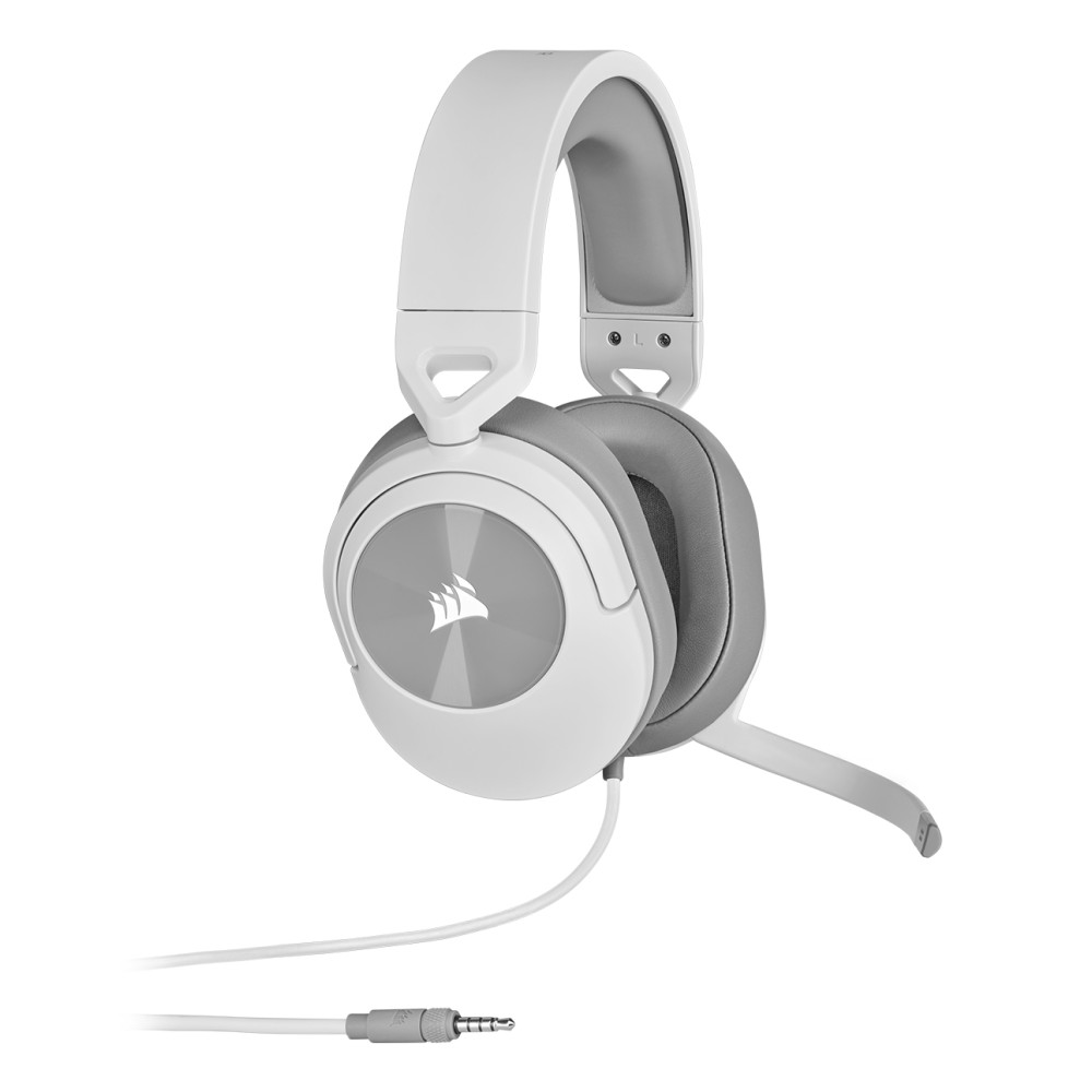 Corsair HS55 STEREO Wired Headset White