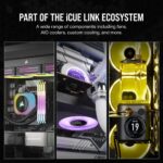 Corsair iCUE LINK RX140 RGB 14cm Case Fan - 2 Pack, Black