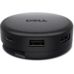 DELL DA326 USB 3.2 Gen 1 Type-C Wired Hub Black