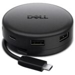 DELL DA326 USB 3.2 Gen 1 Type-C Wired Hub Black