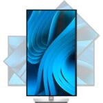 DELL Pro Plus P2725DE 27" 2560x1440 Quad HD Monitor Black Silver