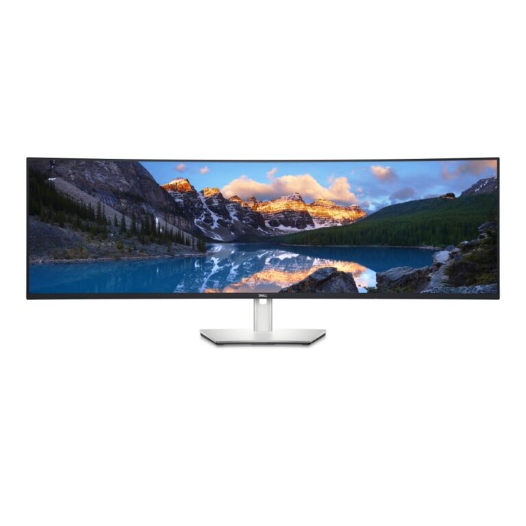DELL UltraSharp U4924DW 49" 5120x1440 5K Ultra HD Monitor Black, Silver