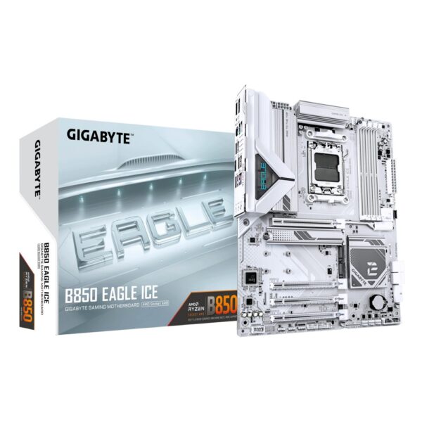 GIGABYTE B850 EAGLE ICE Motherboard for AMD Ryzen 9000, DDR5