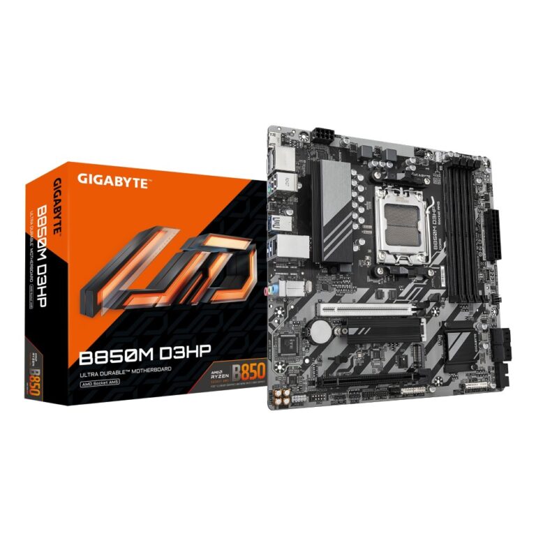 GIGABYTE B850M D3HP Motherboard - AM5, B850, DDR5, mATX