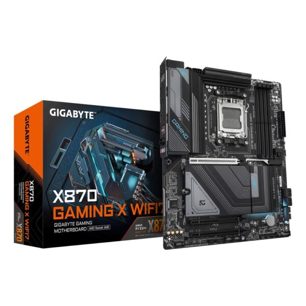 Gigabyte X870 GAMING X WIFI7 Motherboard - AM5, DDR5, Wi-Fi 7, 2.5GbE LAN