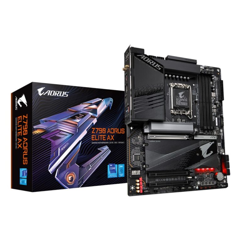 GIGABYTE Z790 AORUS ELITE AX Motherboard - LGA1700, DDR5, Wi-Fi 6E