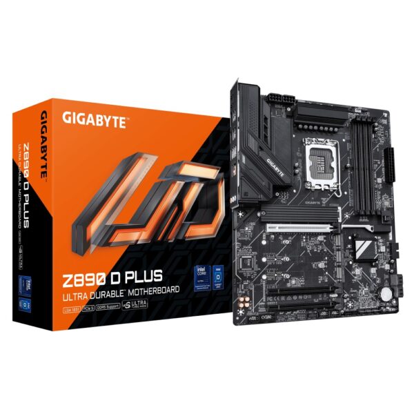 GIGABYTE Z890 D PLUS Motherboard - Intel Core Ultra, DDR5, 2.5GbE LAN
