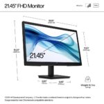HP 21.45" 322pv FHD Monitor