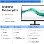 HP 21.5" 322ph FHD Monitor