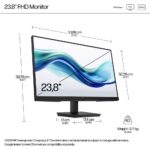 HP 23.8" FHD Monitor - 324pf