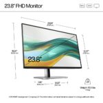 HP 5 Pro 23.8" FHD Monitor - 524pf