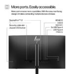 HP 5 Pro 23.8" FHD Monitor - 524pf