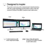 HP 5 Pro 23.8" FHD Monitor - 524pf