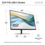HP 5 Pro 23.8" FHD USB-C Monitor - 524pu