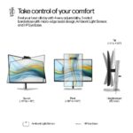 HP 5 Pro 27 QHD USB-C Conferencing Monitor 527pm