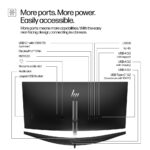 HP 5 Pro 34 inch WQHD USB-C Conferencing Monitor - 534pm