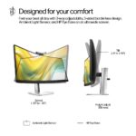 HP 5 Pro 34 inch WQHD USB-C Conferencing Monitor - 534pm