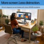 HP P34hc G4 34" WQHD USB-C Curved Monitor