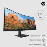 HP P34hc G4 34" WQHD USB-C Curved Monitor