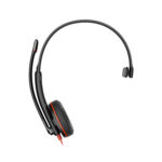 HP Poly Blackwire 3210 Monaural Headset USB-C with USB-A Adapter