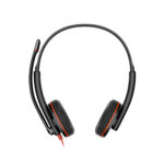 HP Poly Blackwire 3220 Stereo USB-C Headset + USB-C/A Adapter (Bulk)