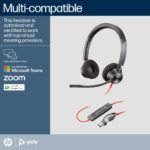 HP Poly Blackwire 3320 Stereo USB-C Headset for Microsoft Teams
