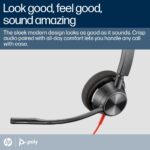 HP Poly Blackwire 3320 Stereo USB-C Headset for Microsoft Teams
