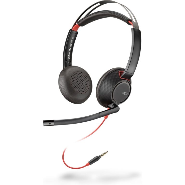 HP Poly Blackwire 5220 Wired Headset 3.5mm