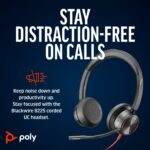 HP Poly Blackwire 8225 Stereo USB-C Headset
