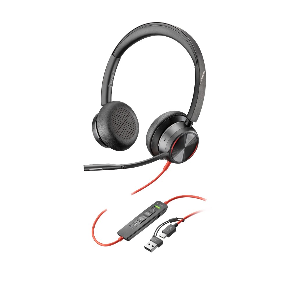 HP Poly Blackwire 8225 Stereo USB-C Headset HP Poly Blackwire 8225 Stereo USB-C Headset