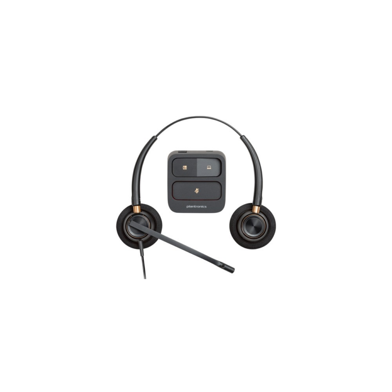 HP Poly EncorePro HW520 Binaural Noise Cancelling Headset (Requires Bottom Cable)