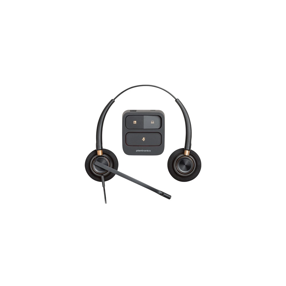 HP Poly EncorePro HW520 Binaural Noise Cancelling Headset (Requires Bottom Cable) HP Poly EncorePro HW520 Binaural Noise Cancelling Headset (Requires Bottom Cable)