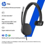 HP Poly Mission 625 Stereo USB Headset