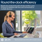 HP Poly Voyager 4310-M USB-C Headset + BT700 Dongle + Charging Stand (Microsoft Teams Certified)