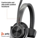 HP Poly Voyager 4310 USB-C Headset with BT700 Dongle & Stand