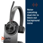 HP Poly Voyager 4310 USB-C Headset with BT700 Dongle & Stand