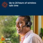 HP Poly Voyager 4320 USB-A Headset + BT700 Dongle Microsoft Teams Certified